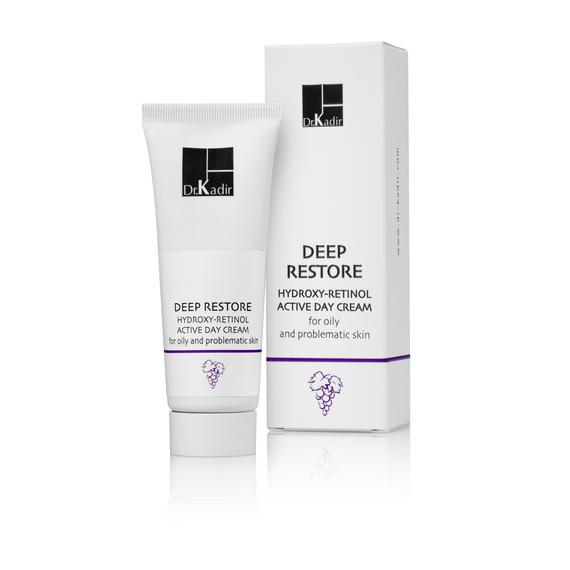 DEEP RESTORE Hidroxi-retinol nappali krém ZSÍROS és problémás bőrre 75 ml